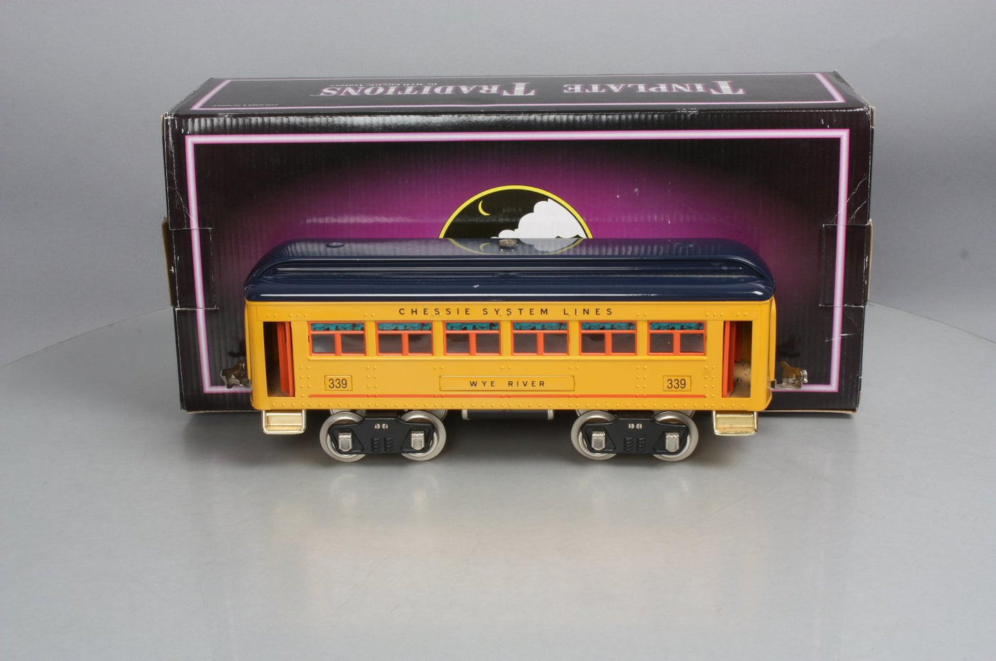 MTH 10-5049 Standard Gauge Chessie 330 Series "Wye River" Passenger Car #339 LN/Box