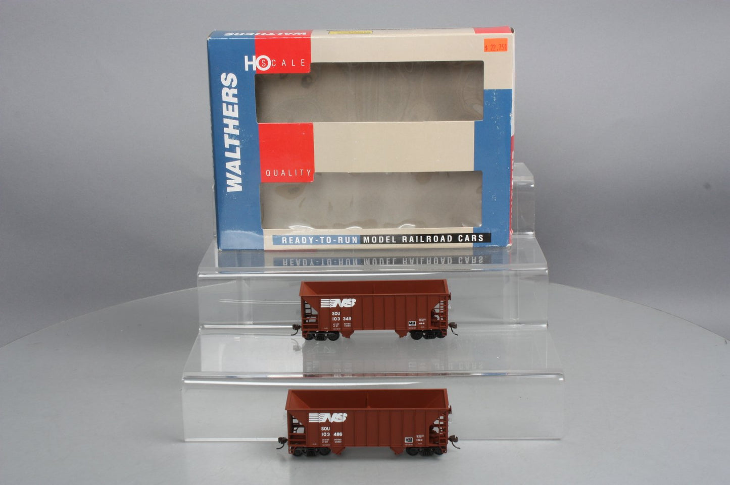 Walthers 932-27401 Norfolk Southern Greenville Twin Hopper (Pack of 2) LN/Box