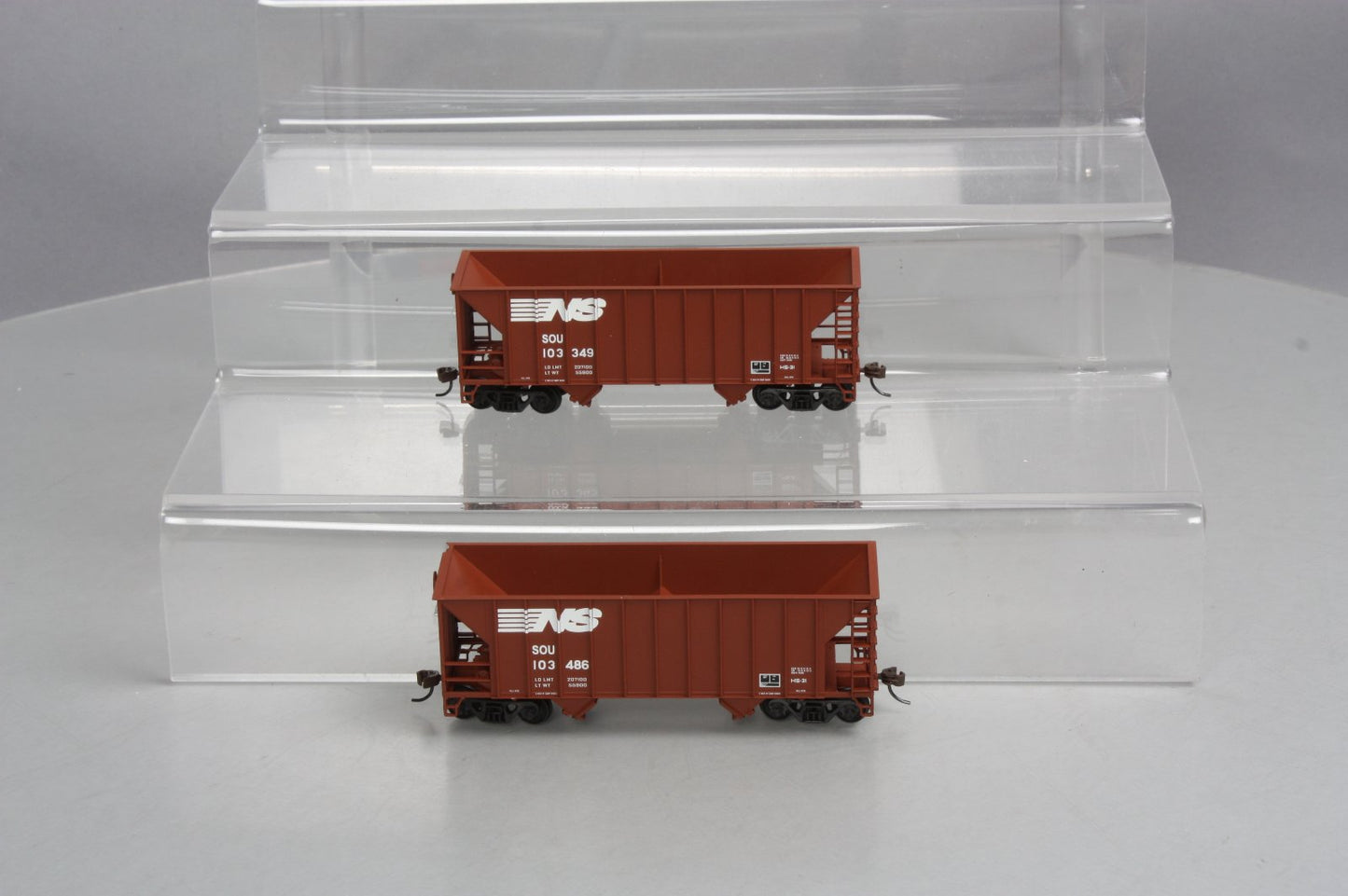 Walthers 932-27401 Norfolk Southern Greenville Twin Hopper (Pack of 2) LN/Box