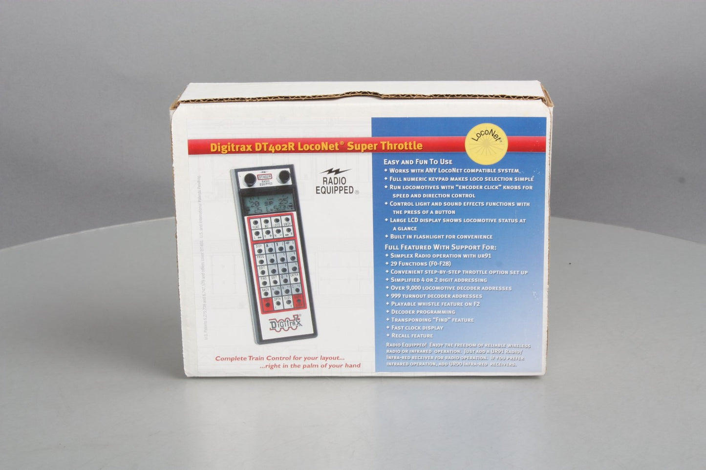 Digitrax DT402R LocoNet Super Throttle Radio