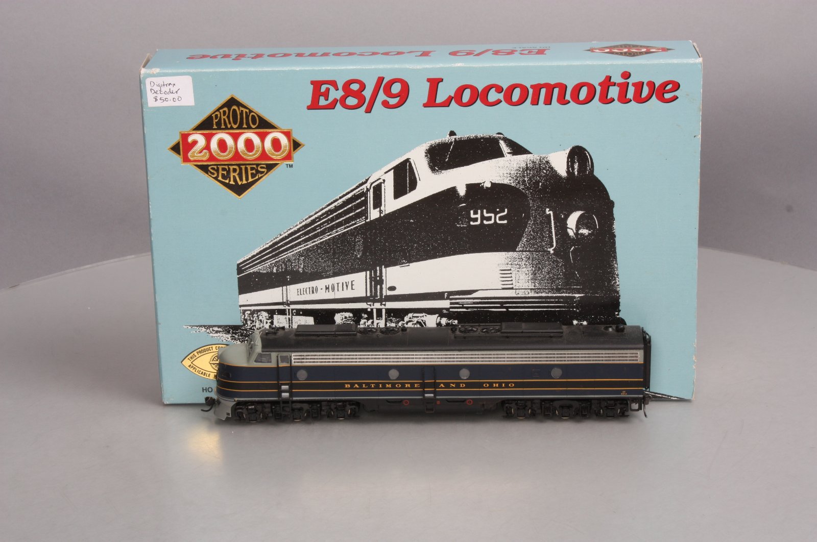 Proto 2000 8087 HO Baltimore & Ohio E8/9 Diesel Locomotive #26 LN/Box