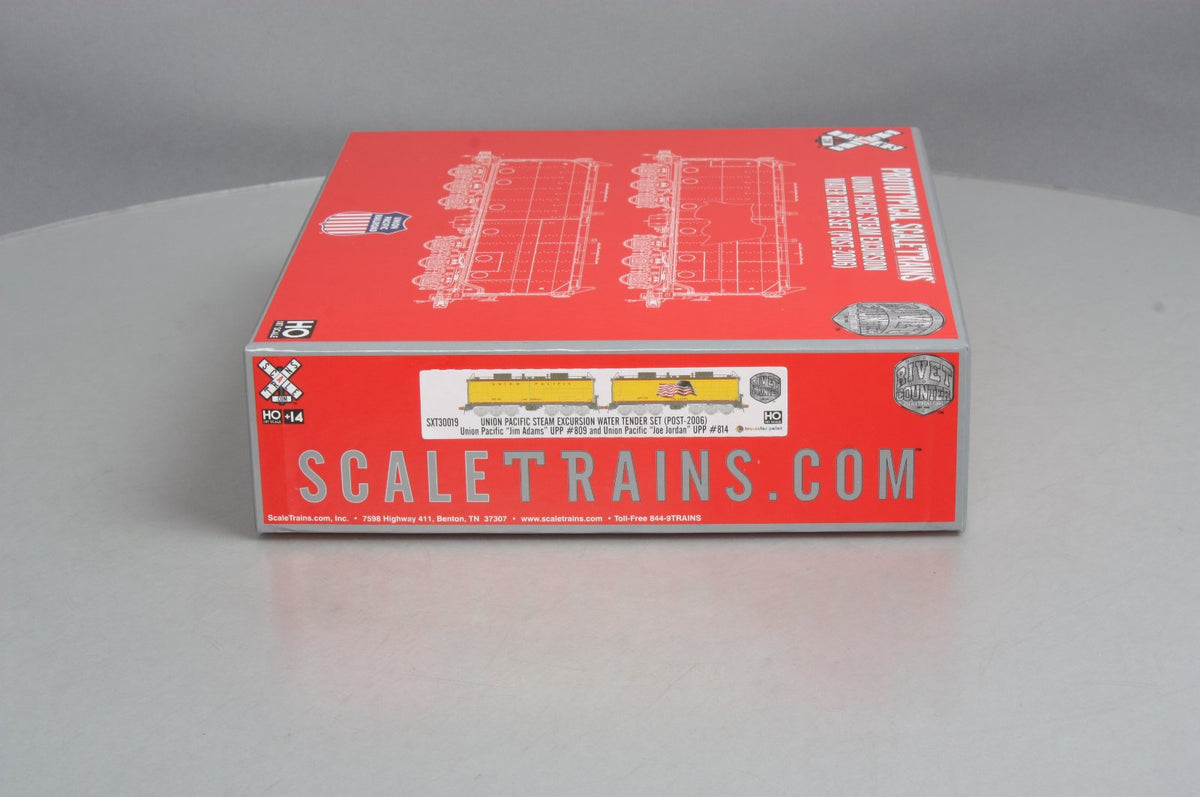 Scale Trains SXT30019 HO Union Pacific Steam Excursion Water Tender Set #809/814 NIB