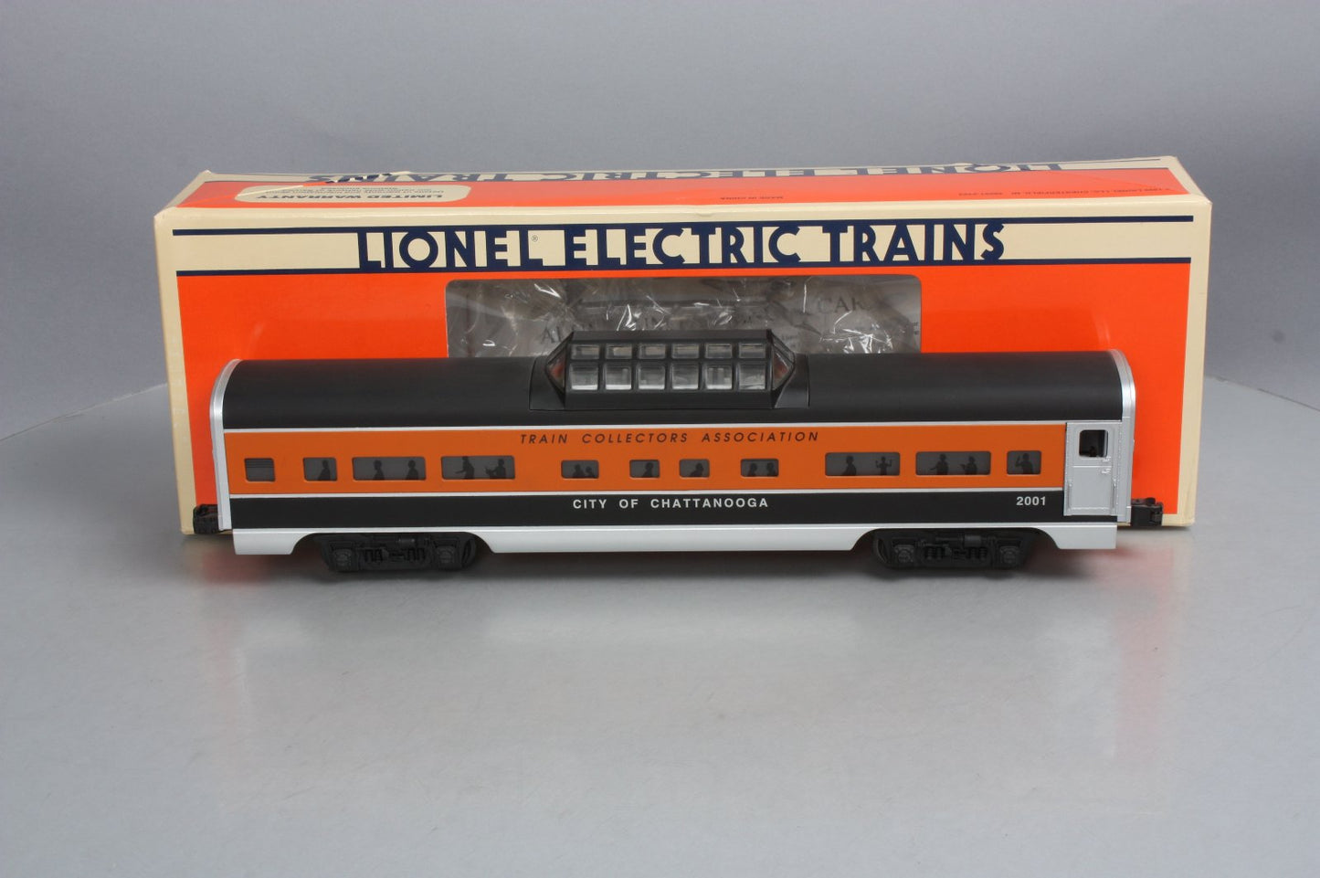 Lionel 6-52220 O Gauge TCA "City of Chattanooga" Vista Dome LN/Box