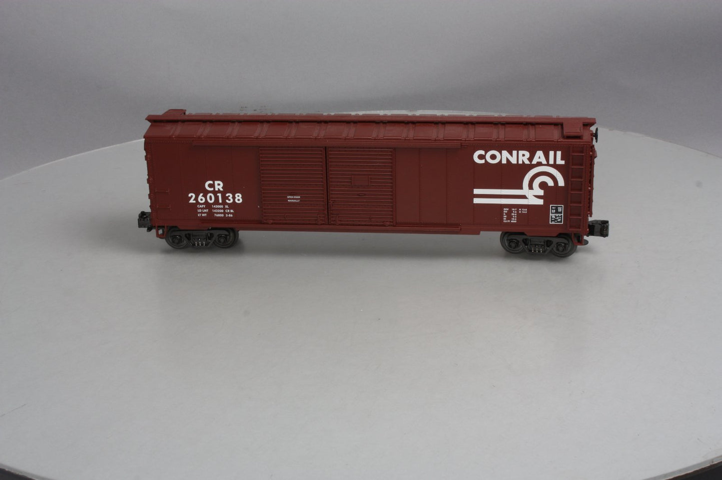 MTH 20-93052 O Gauge Conrail Double Door Boxcar #260138 LN/Box