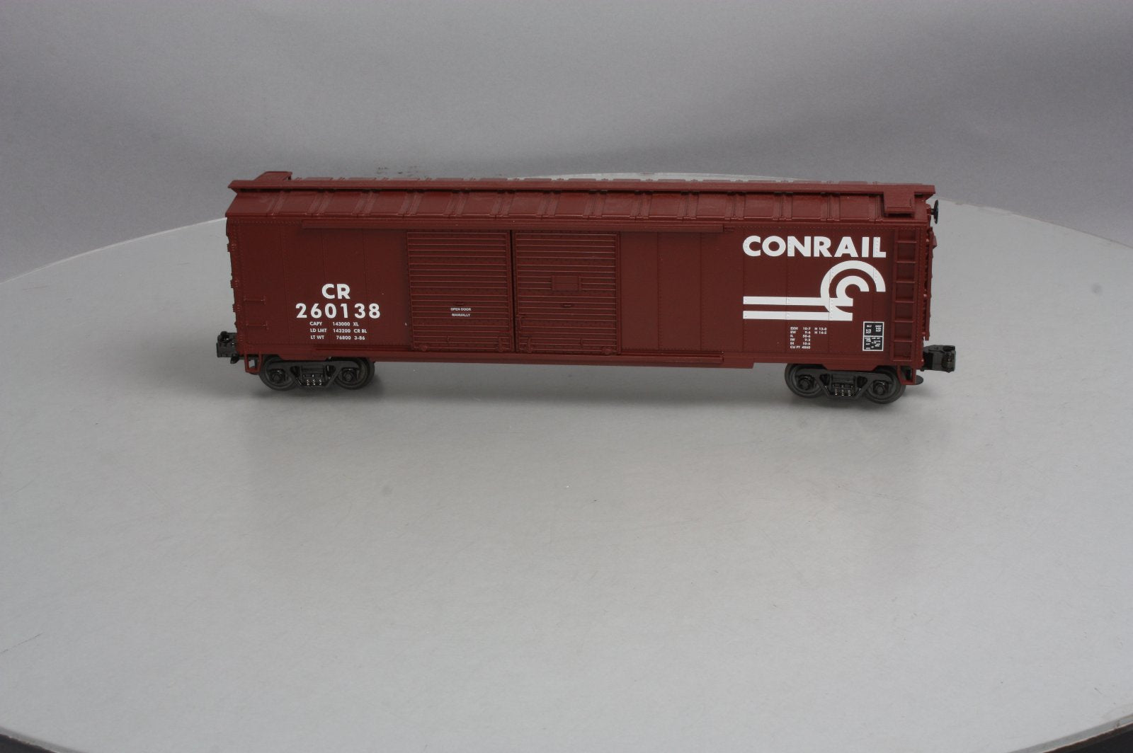MTH 20-93052 O Gauge Conrail Double Door Boxcar #260138 LN/Box