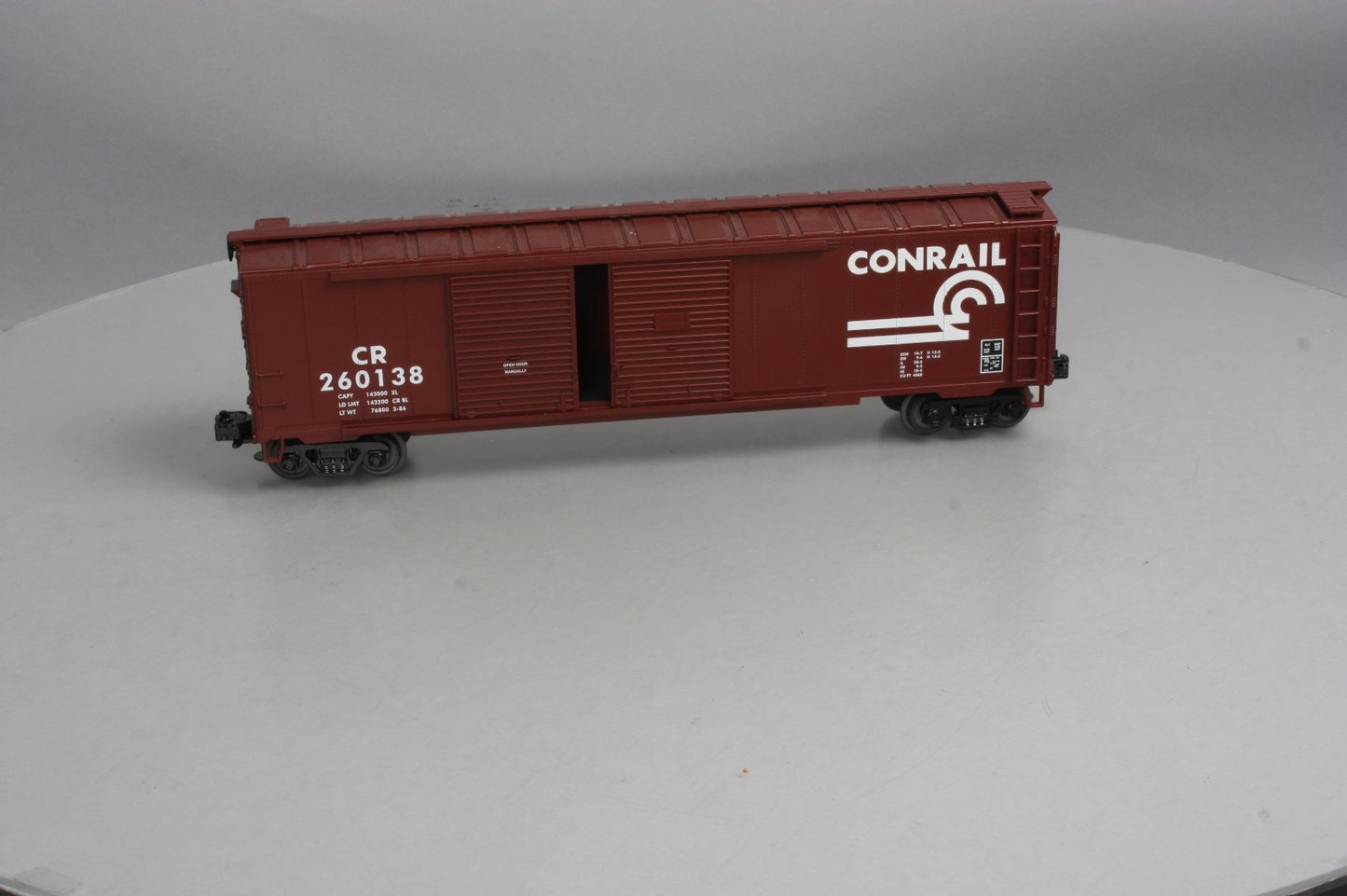 MTH 20-93052 O Gauge Conrail Double Door Boxcar #260138 LN/Box