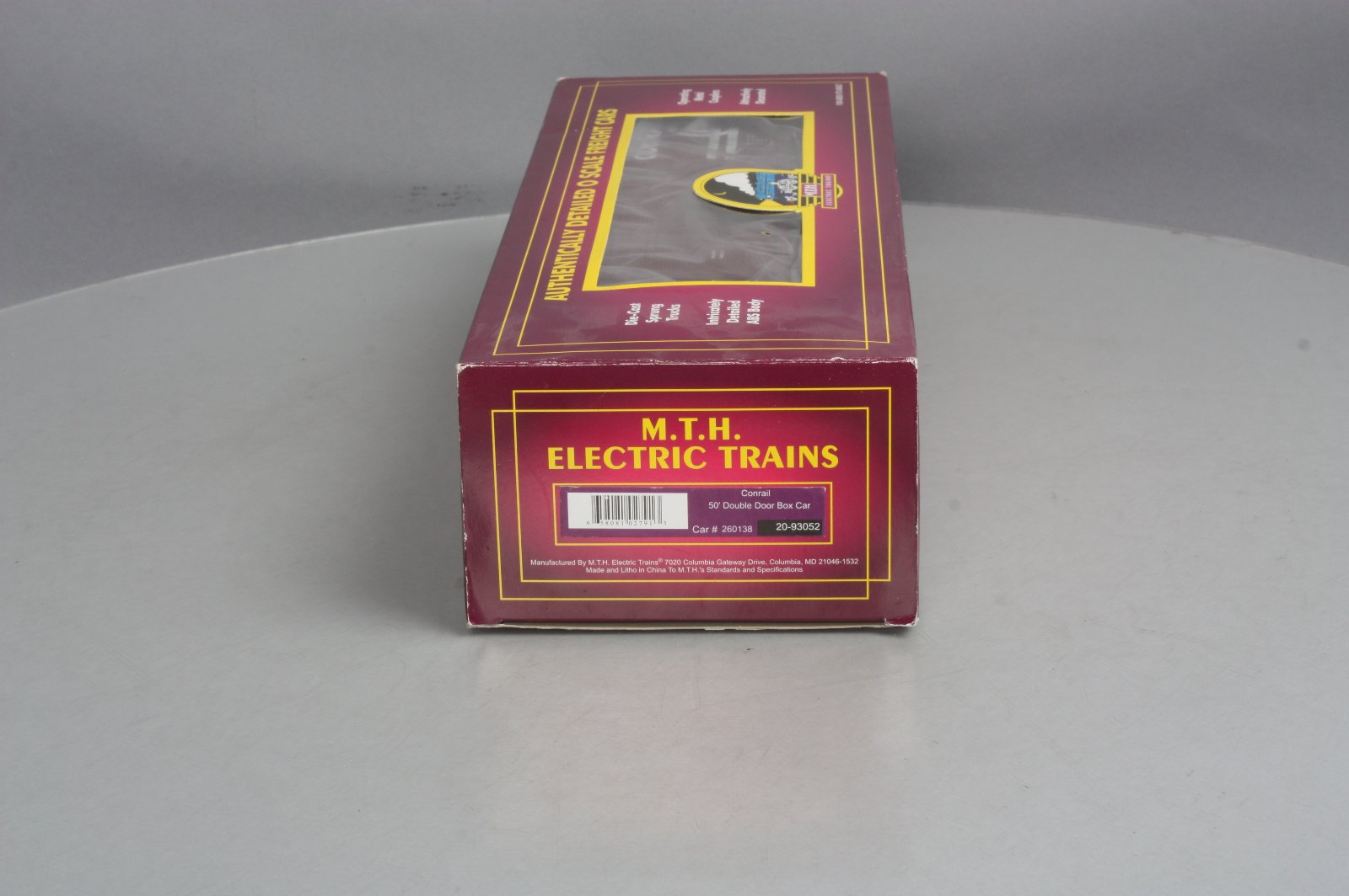 MTH 20-93052 O Gauge Conrail Double Door Boxcar #260138 LN/Box