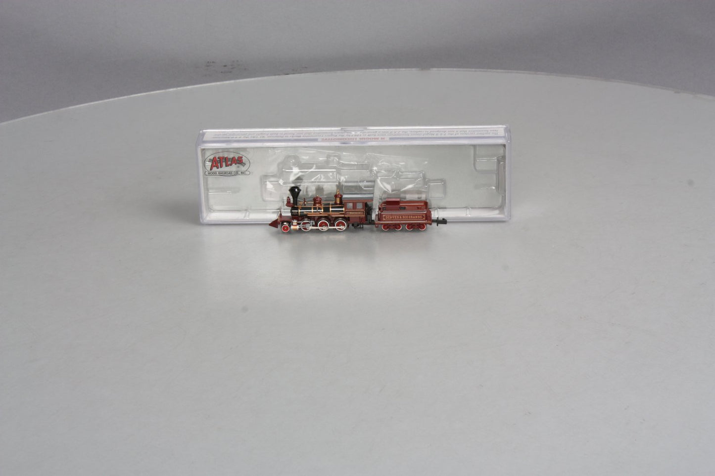 Atlas 41603 N Scale Rio Grande 2-6-0 Mogul Steam Loco & Tender NIB