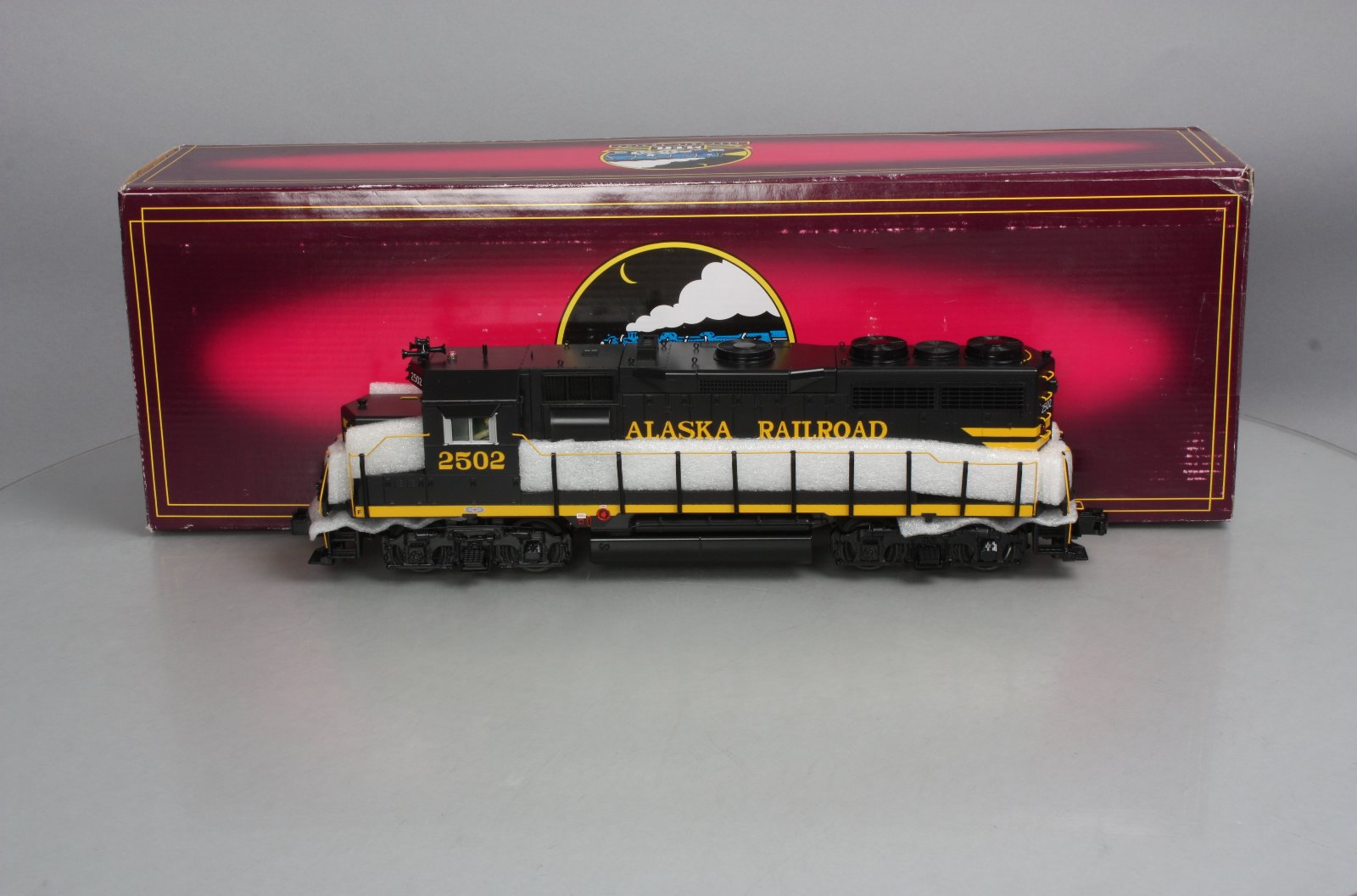 MTH 20-2903-1 Alaska GP-35 Diesel Engine w/PS 2.0 #2502 (Hi-Rail Wheels) MT/Box