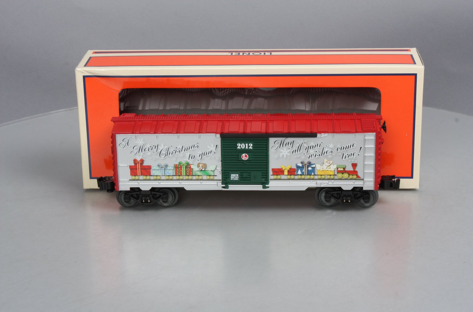 Lionel 7-29976 O Gauge 2012 Christmas Boxcar EX/Box