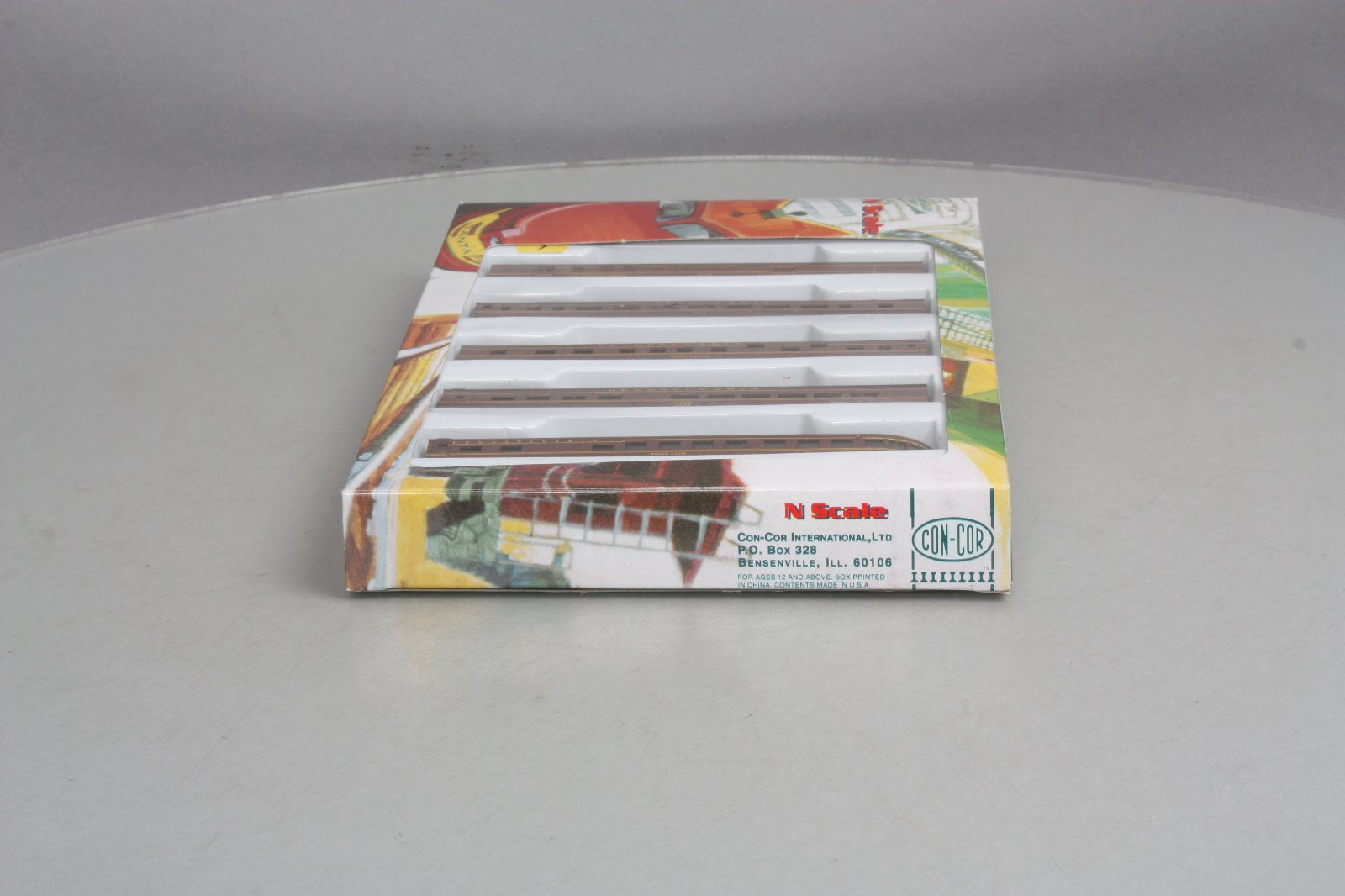 Con-Cor 0001-004001 N Scale Pennsylvania 5 Car Passenger Set EX/Box