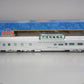 Atlas 3009006-1 Cali Zephyr CB&Q "Silver Lounge" Dorm-Buffet Dome Car (2-Rail) EX/Box