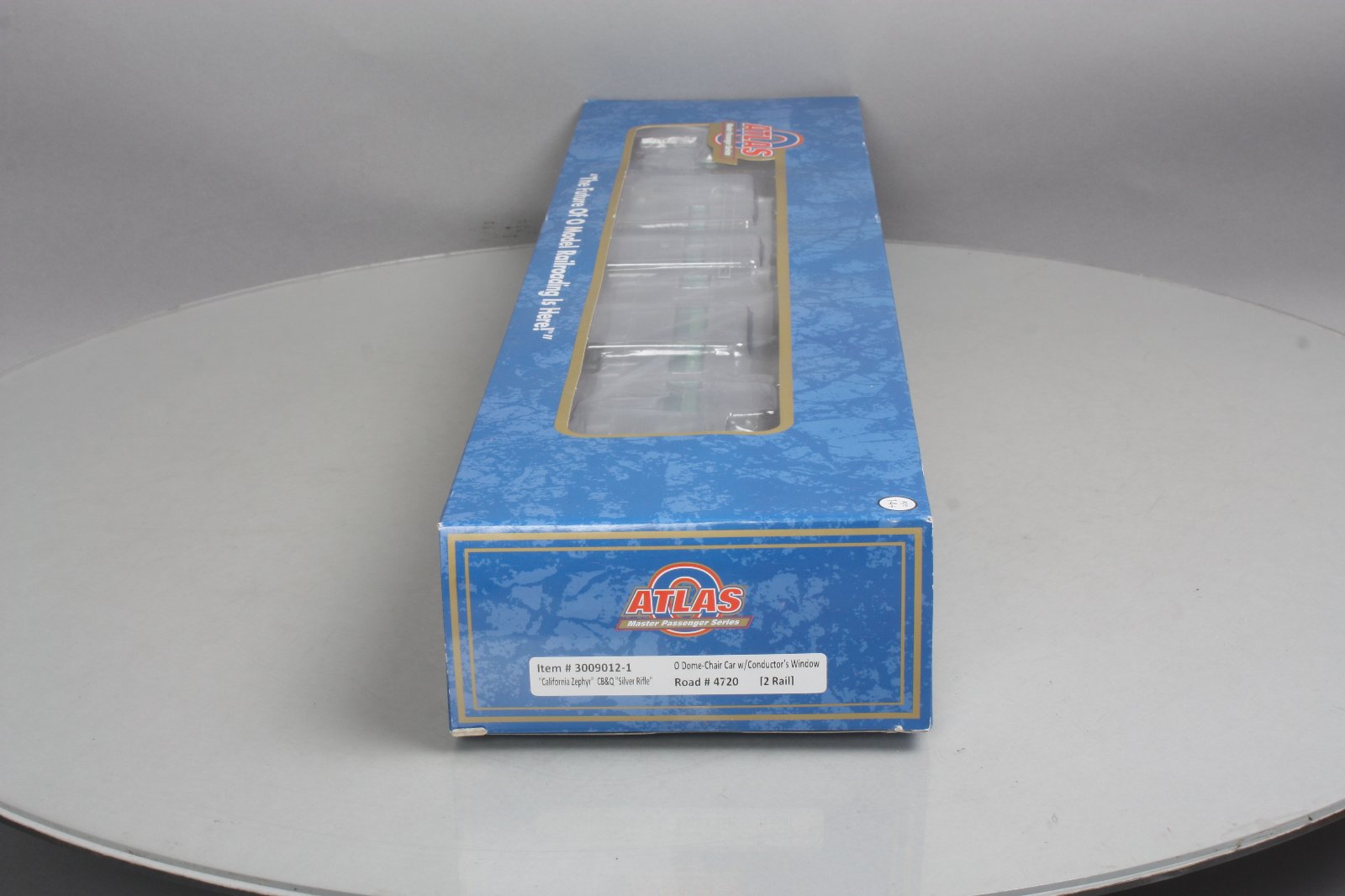 Atlas 3009012-1 CB&Q Cali Zephyr  Dome Chair Car (2-Rail) MT/Box