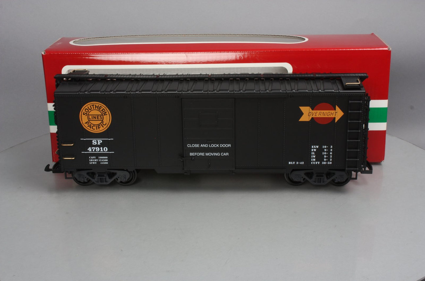 LGB 47910 Southern Pacific Boxcar - Plastic Wheels LN/Box