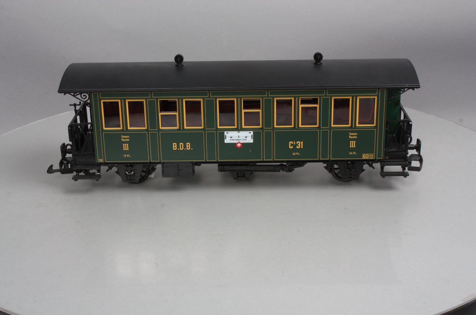 LGB 30330 Ballenberg 3rd Class Passenger Car LN/Box
