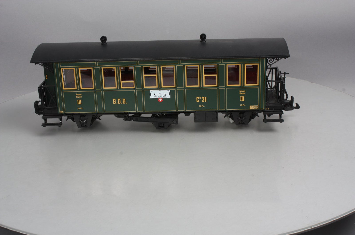 LGB 30330 G Scale Ballenberg 3rd Class Passenger Car LN/Box