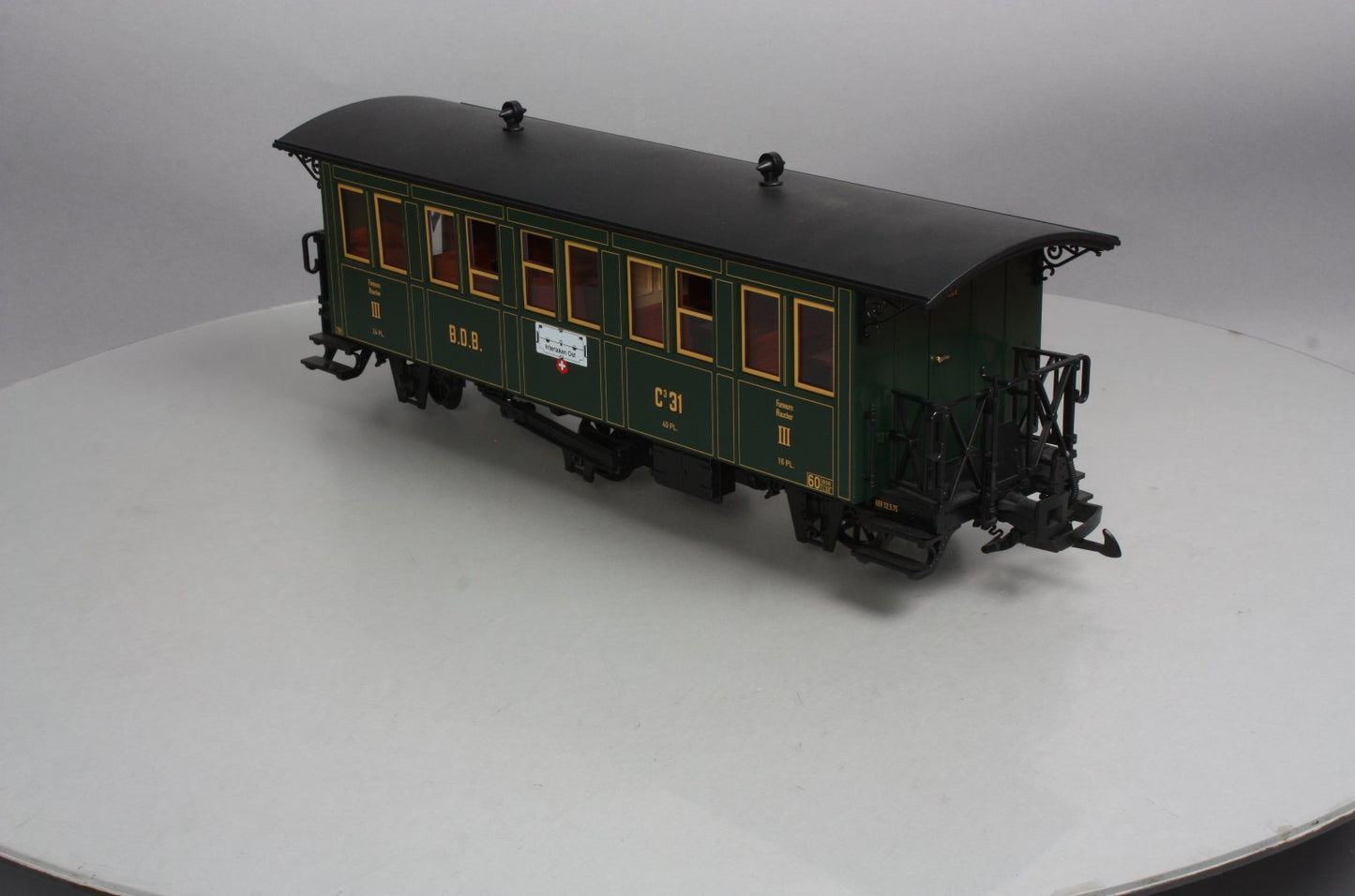 LGB 30330 Ballenberg 3rd Class Passenger Car LN/Box
