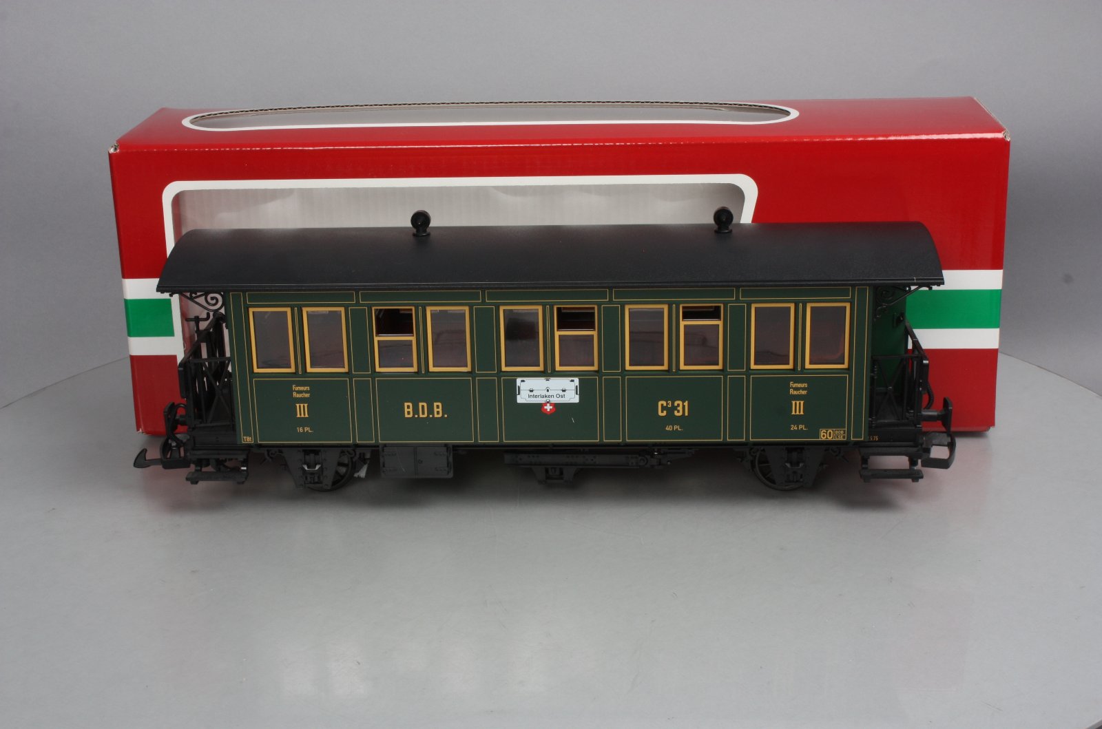 LGB 30330 Ballenberg 3rd Class Passenger Car LN/Box