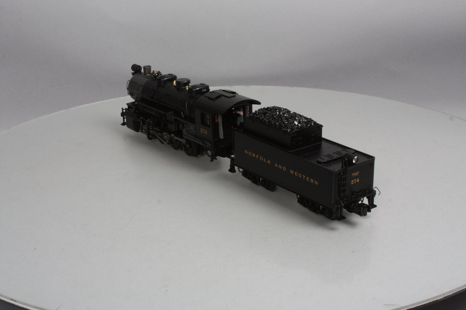 MTH 20-3123-1 Norfolk & Western 0-8-0 USRA Steam Engine #274 w/PS2 LN/Box