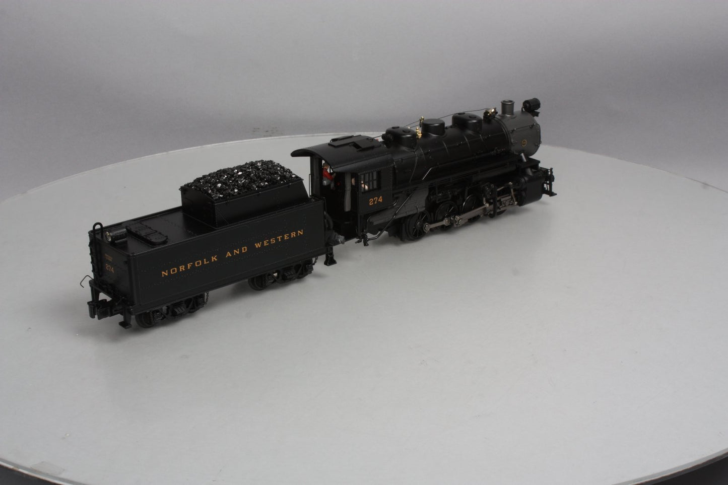 MTH 20-3123-1 Norfolk & Western 0-8-0 USRA Steam Engine #274 w/PS2 LN/Box