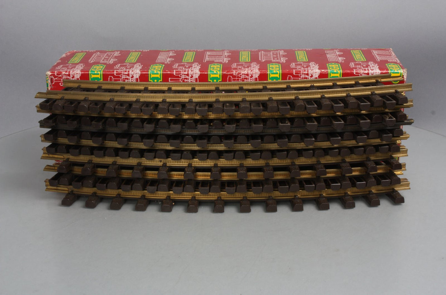 LGB 1500 G Scale Wide Radius Curved Track Sections (12) EX/Box
