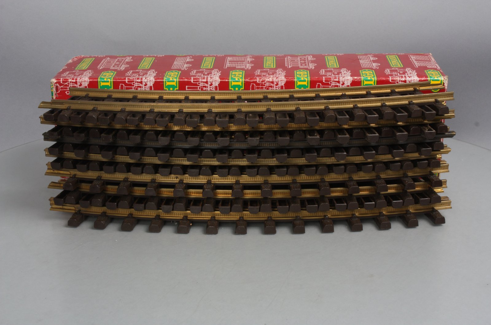 LGB 1500 G Scale Wide Radius Curved Track Sections (12) EX/Box