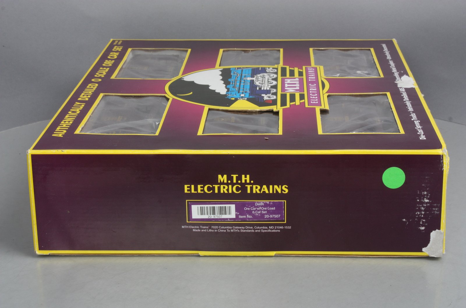 MTH 20-97507 O Gauge Duluth, Missabe & Iron Range Premier Ore Car Set (Set of 6) LN/Box