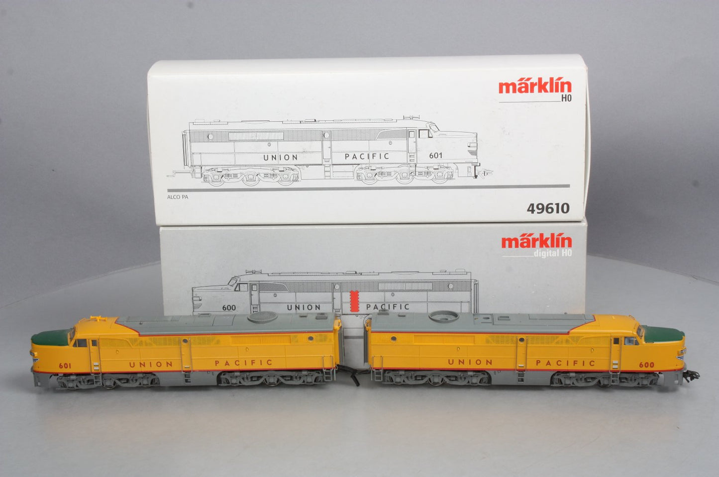 Marklin 49610/37610 HO Union Pacific Alco PA Diesel Locomotive Set - Digital LN/Box