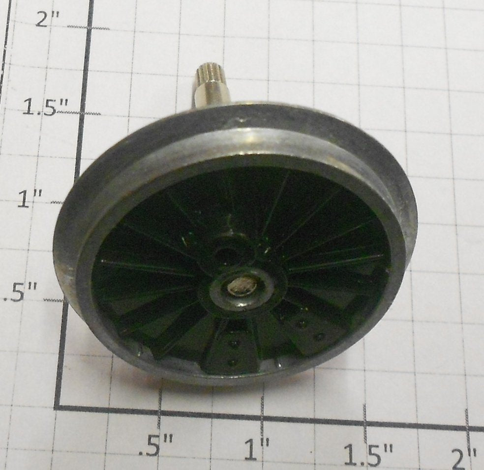 Lionel 8701-072 Black Gear Wheel w/ Plastic Insert & Axle