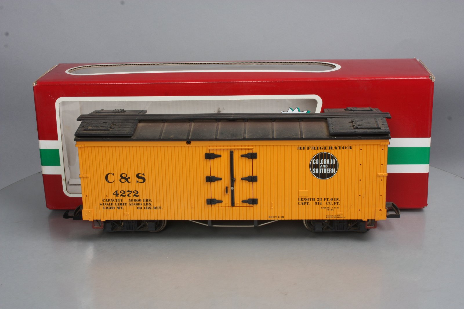 LGB 42720 Colorado & Southern Box Car w/Metal Wheels #4272 LN/Box