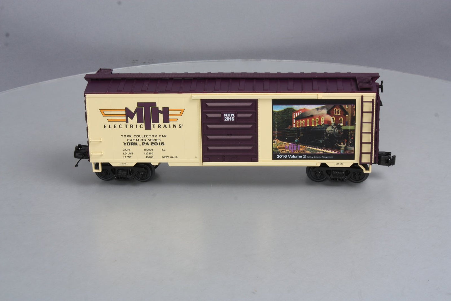 MTH 20-93682 O Gauge TCA Spring York 2016 40' Boxcar MT/Box