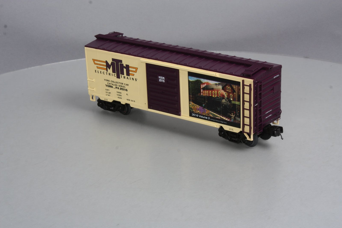 MTH 20-93682 O Gauge TCA Spring York 2016 40' Boxcar MT/Box
