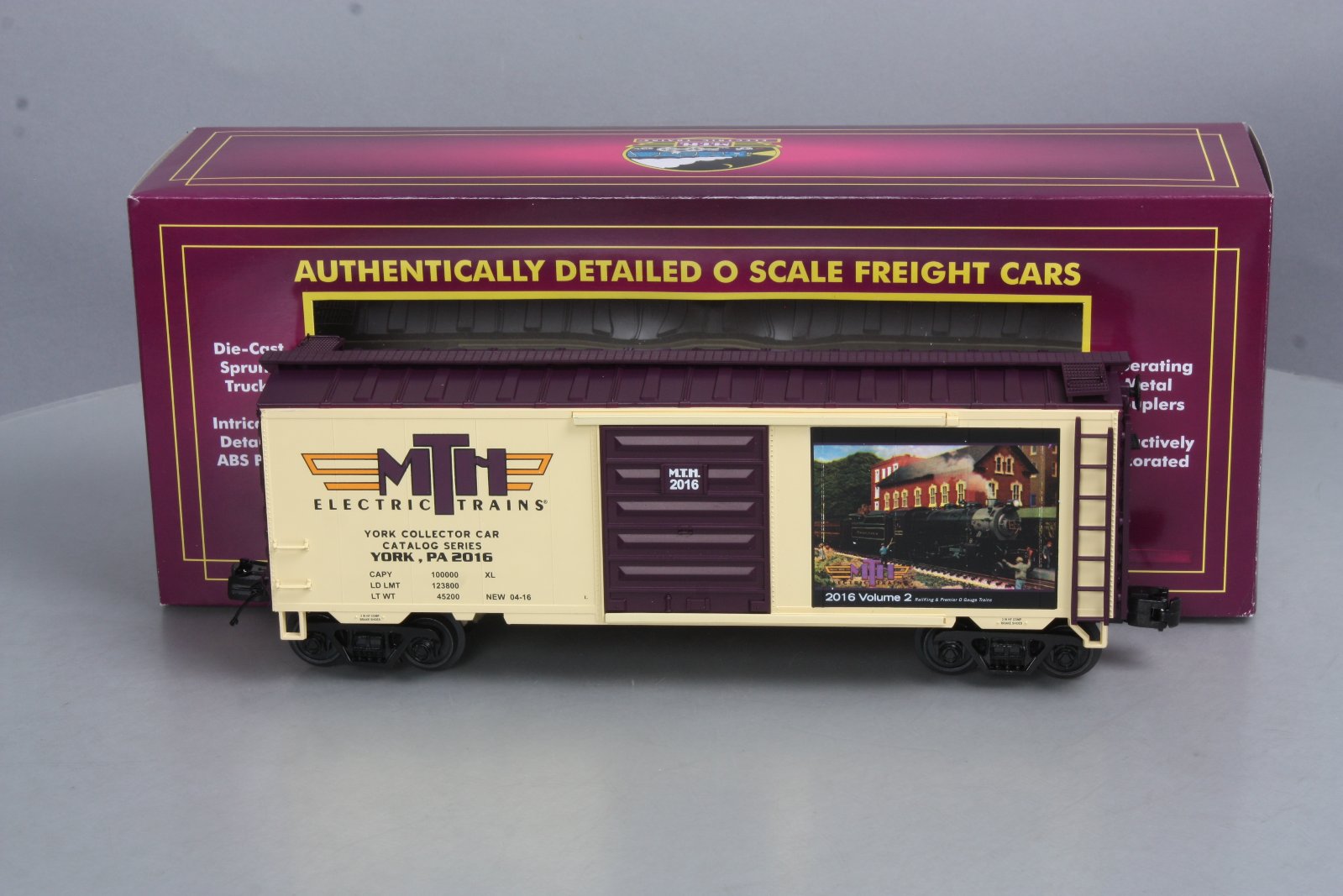 MTH 20-93682 O Gauge TCA Spring York 2016 40' Boxcar MT/Box