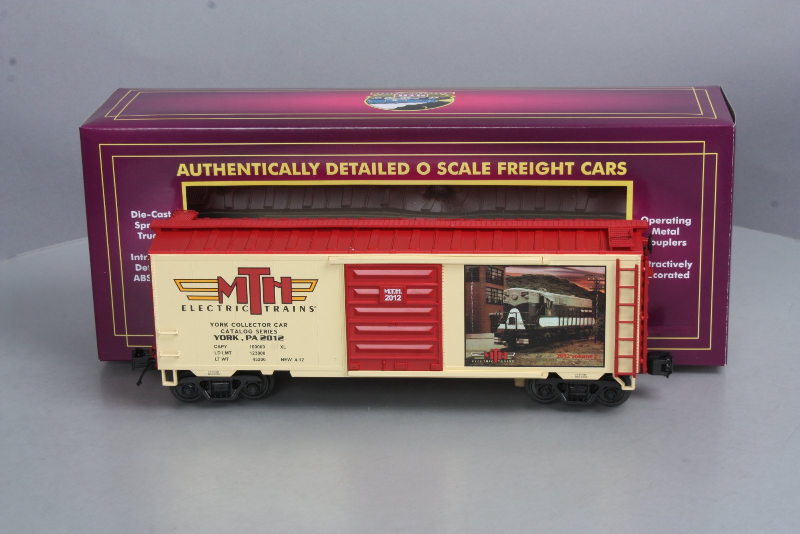 MTH 20-93553 O-Gauge TCA Spring 2012 40' Boxcar LN/Box