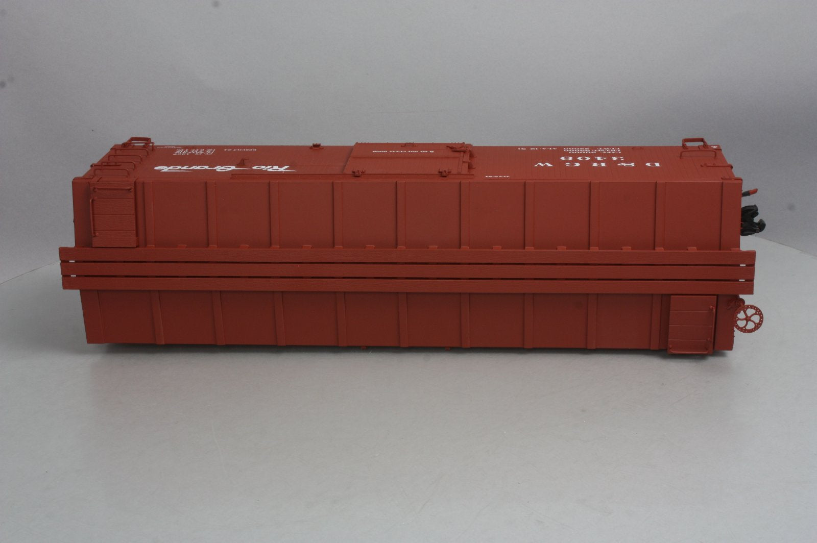 AMS AM31-117 G Scale D&RGW Boxcar #3409 (Metal Wheels) LN/Box