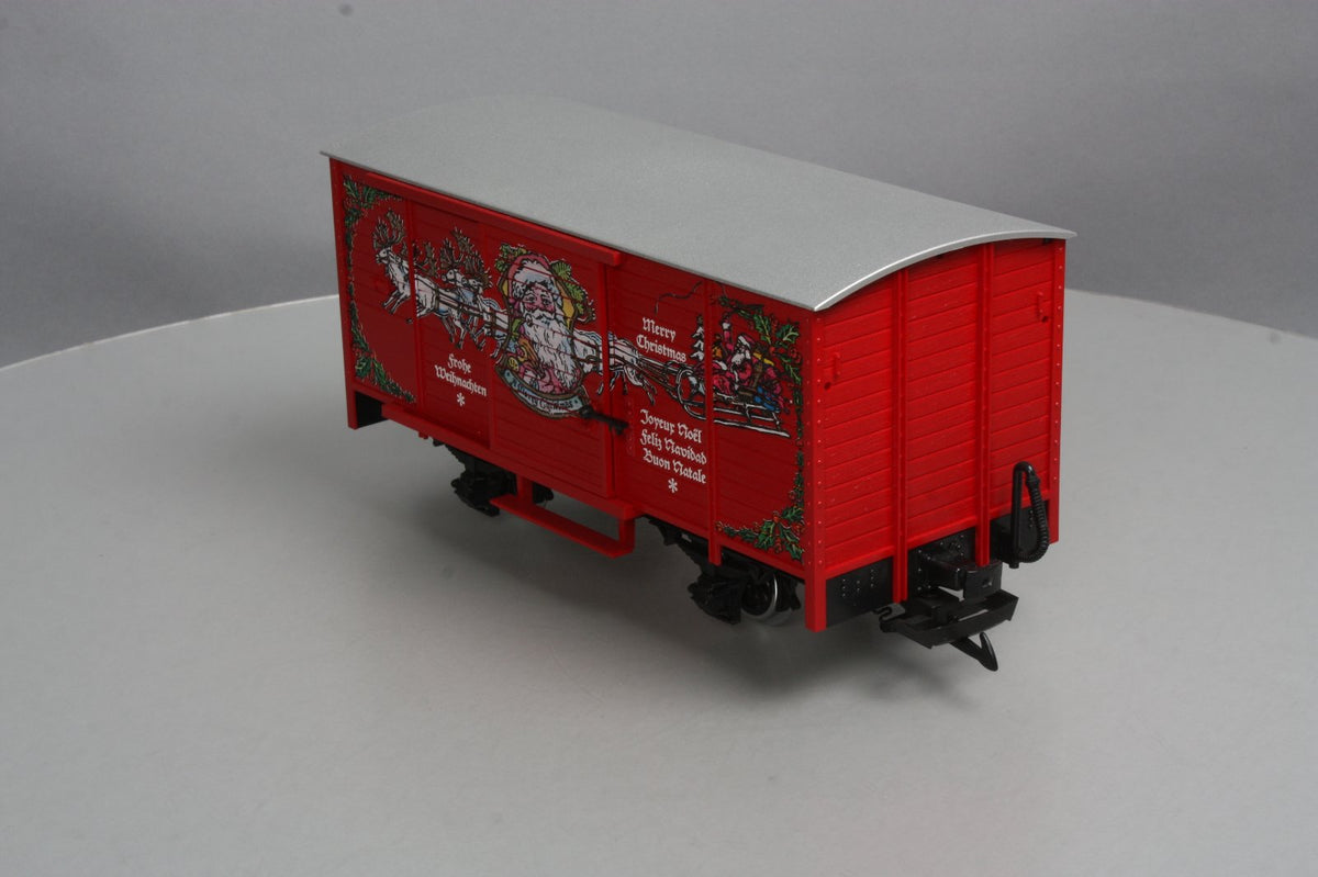 LGB 4335S G Scale Christmas Boxcar w/ Sounds [Metal Wheels] LN/Box