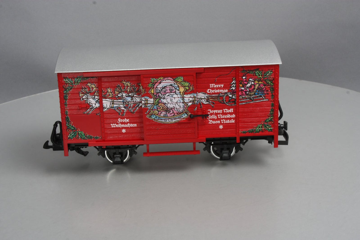 LGB 4335S G Scale Christmas Boxcar w/ Sounds [Metal Wheels] LN/Box