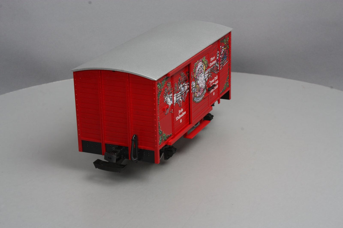 LGB 4335S G Scale Christmas Boxcar w/ Sounds [Metal Wheels] LN/Box