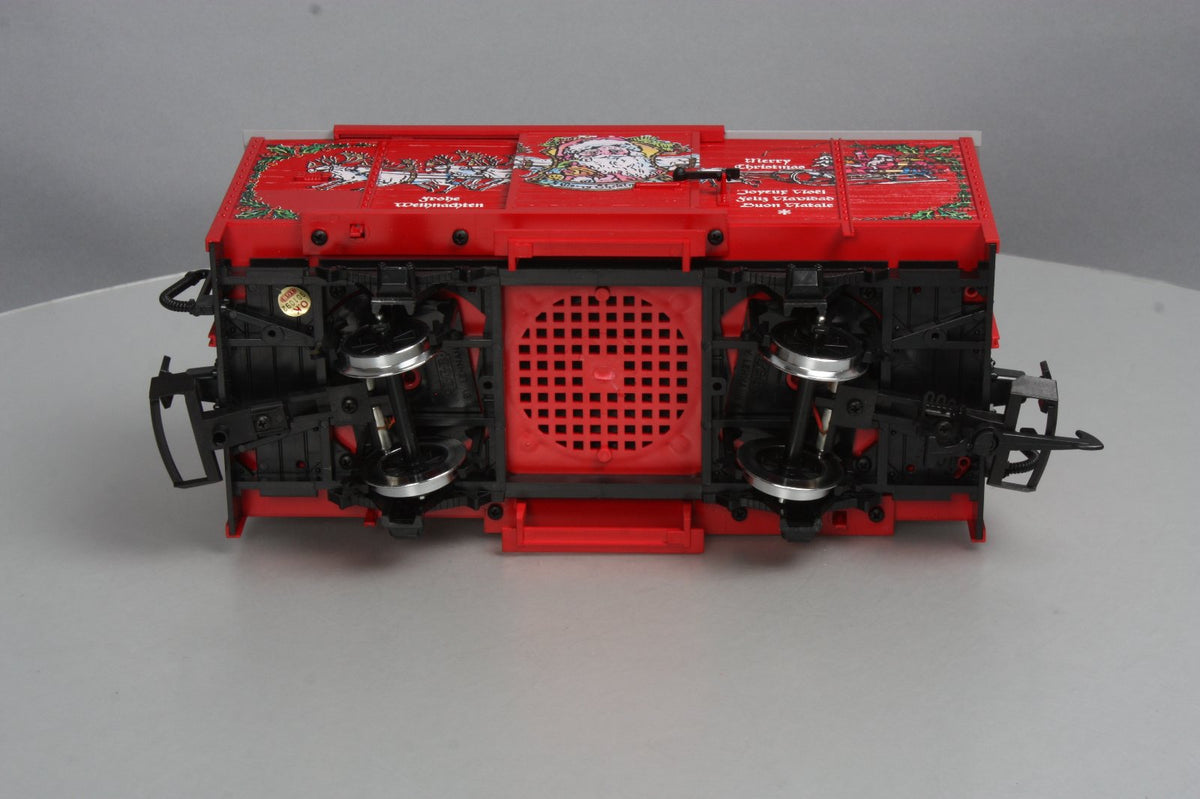 LGB 4335S G Scale Christmas Boxcar w/ Sounds [Metal Wheels] LN/Box