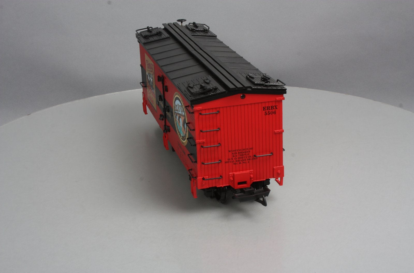 USA Trains 16401 G Scale Climax Lager Beer Refrigerator Car