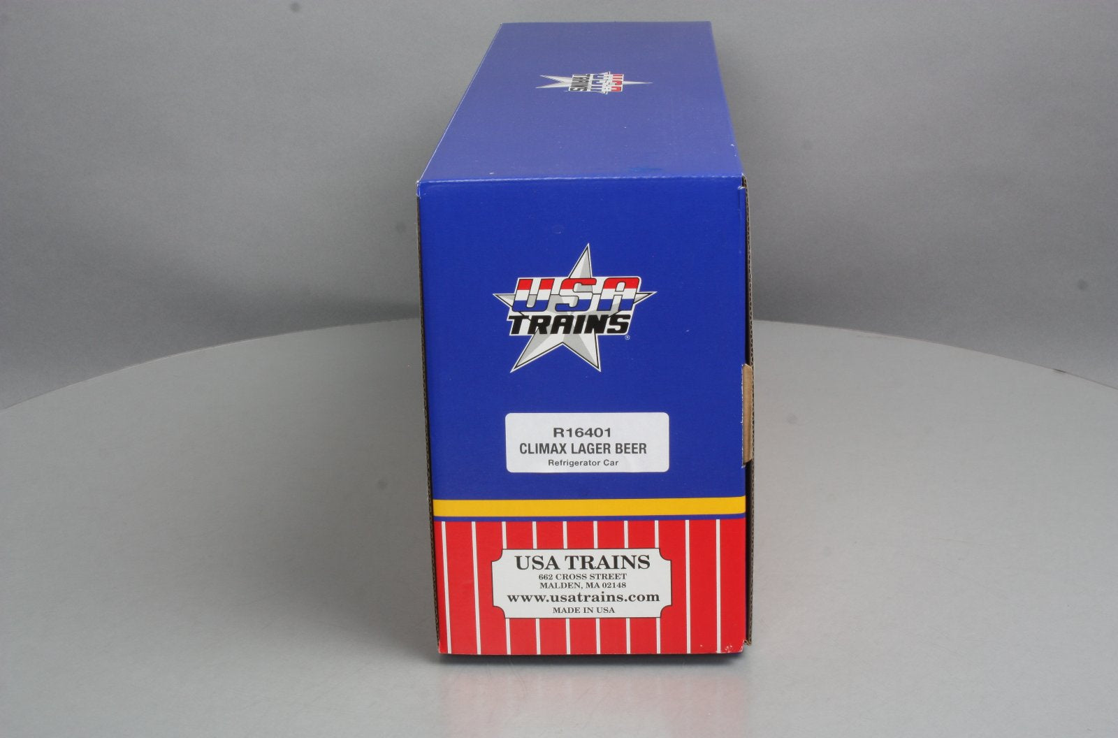 USA Trains 16401 G Scale Climax Lager Beer Refrigerator Car