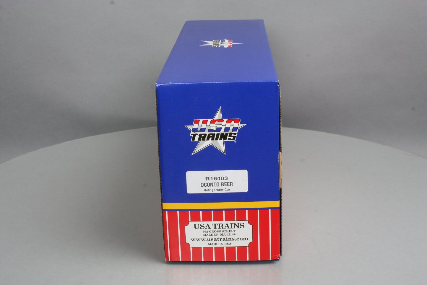 USA Trains R16403 G Scale Oconto Beer Refrigerator Car