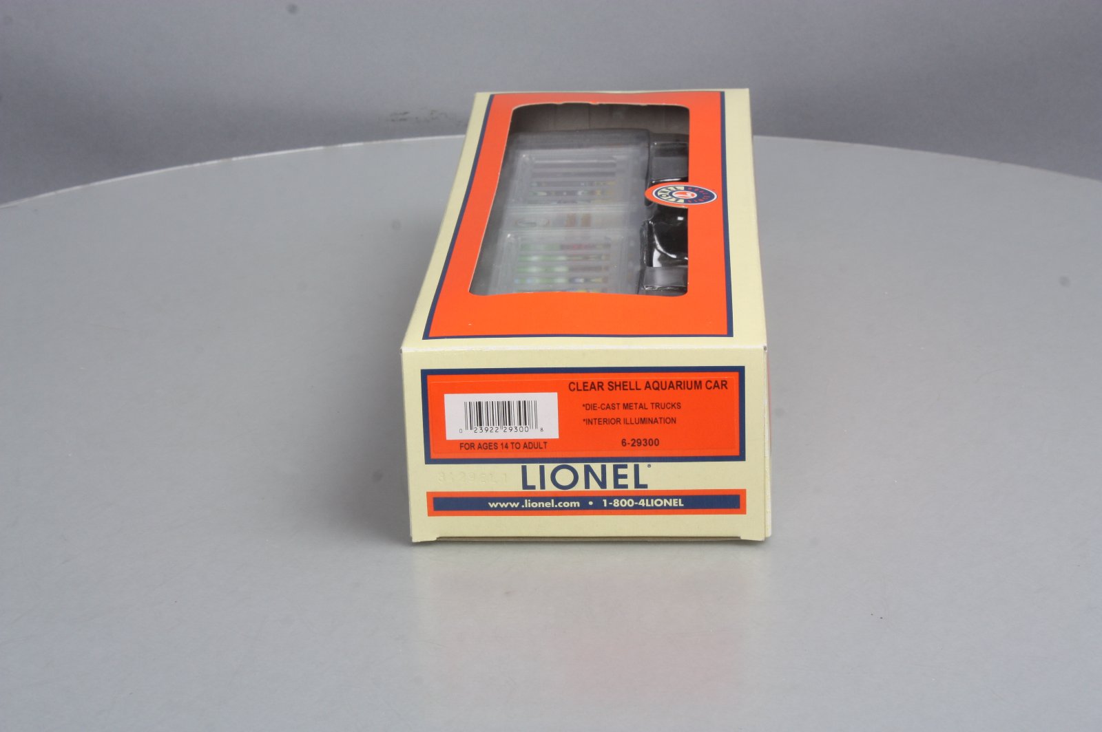 Lionel 6-29300 O Gauge 75th Anniversary Clear Shell Aquarium Car #3435 NIB