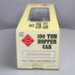Aristo-Craft 41425 D&H 3-Bay 100 Ton Hopper - Metal Wheels