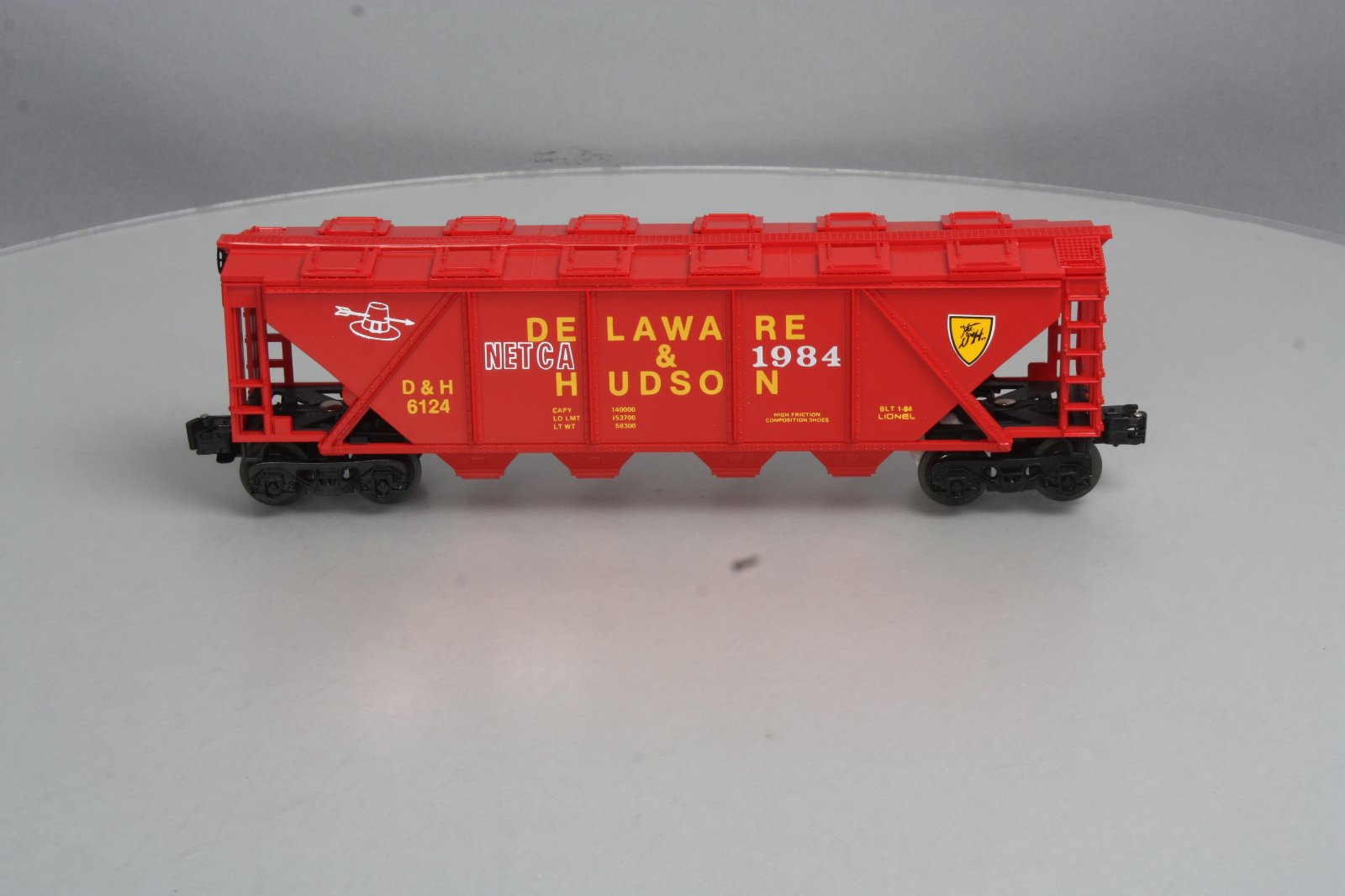 Lionel 6-6124 Delaware & Hudson Covered Hopper (NETCA 1984) EX/Box