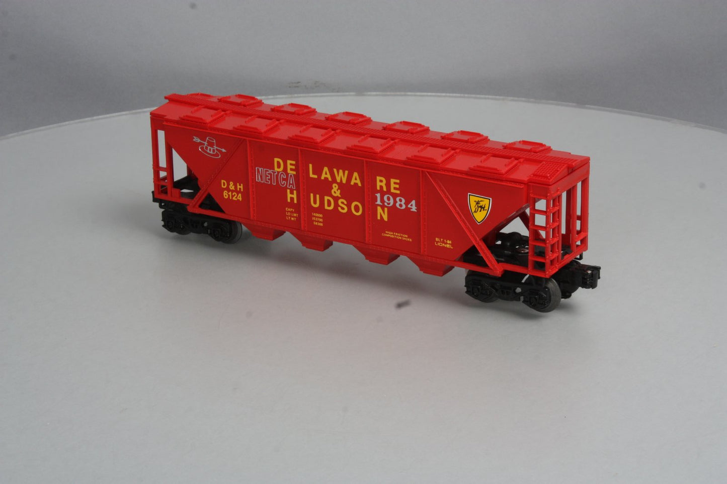 Lionel 6-6124 Delaware & Hudson Covered Hopper (NETCA 1984) EX/Box