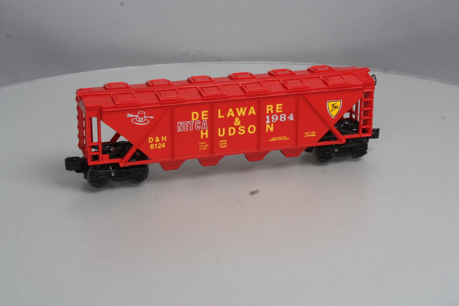 Lionel 6-6124 Delaware & Hudson Covered Hopper (NETCA 1984) EX/Box