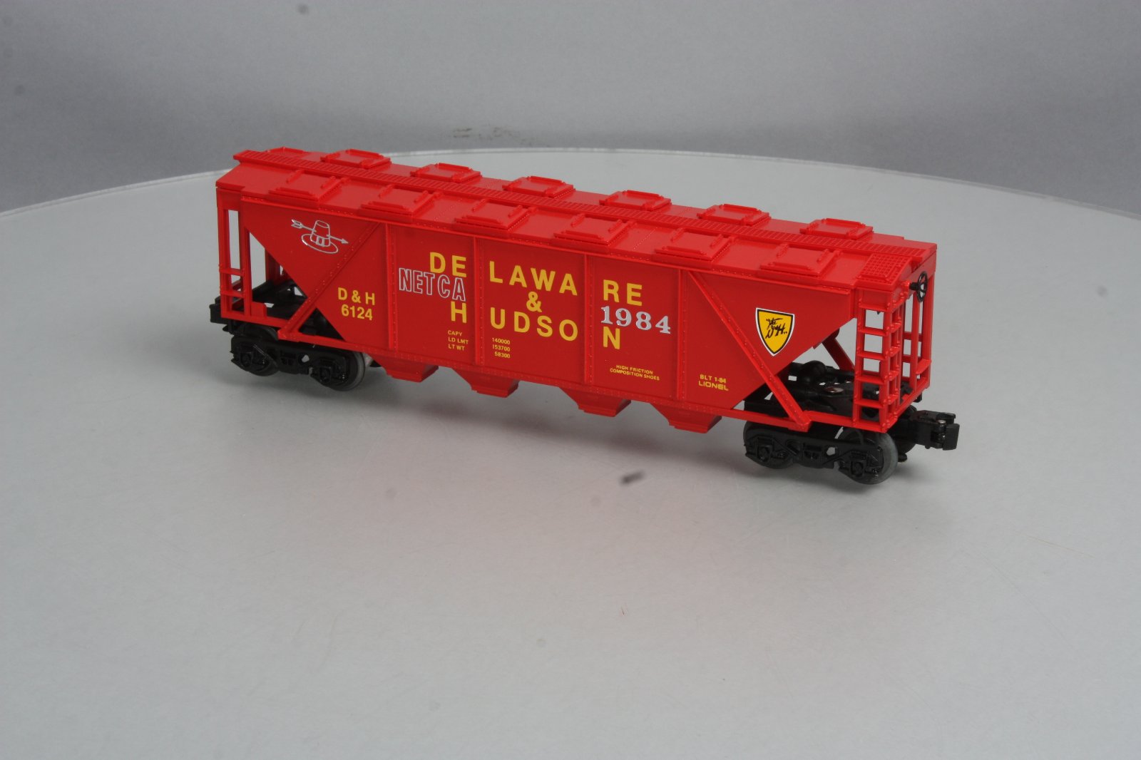 Lionel 6-6124 Delaware & Hudson Covered Hopper (NETCA 1984) EX/Box