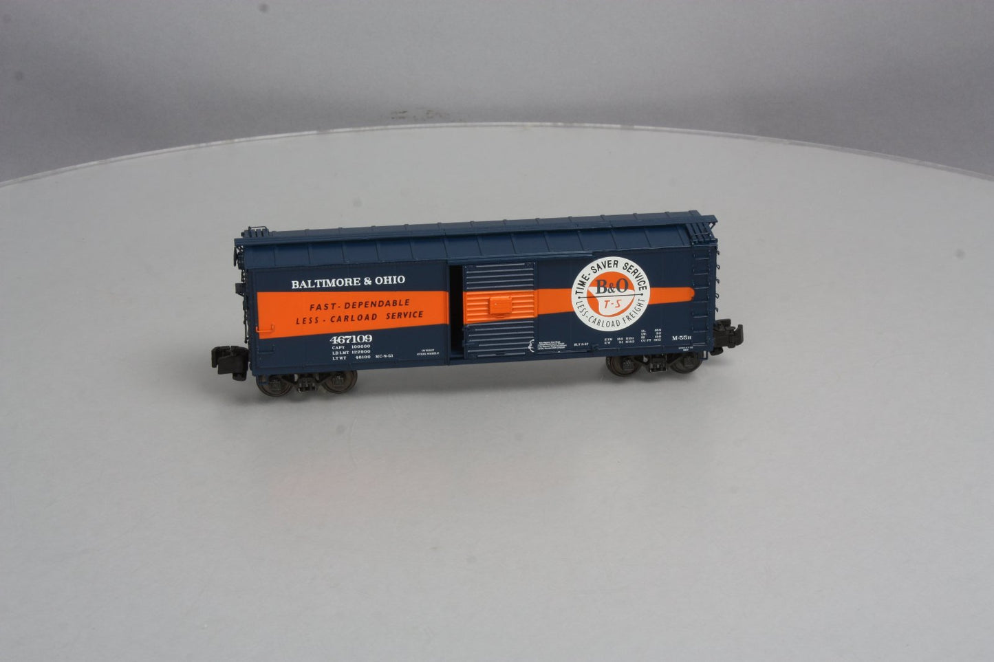 S-Helper 00520 "S" Baltimore & Ohio 40' Steel Rebuilt Boxcar [Hi-rail] #467109 LN/Box