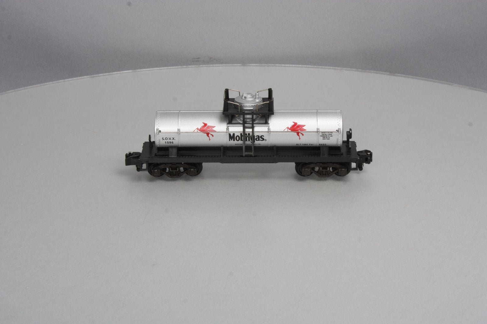 American Flyer 6-52095 S Gauge Mobil Gas NASG 1996 Tank Car #1596 LN/Box